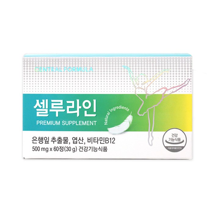 센트럴포뮬러 셀루라인 엽산 영양제, 60정, 1개
