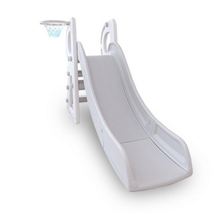 베이블퓨어리 유아미끄럼틀 그네 실내놀이터세트 A형 미끄럼틀 + 농구대, 혼합 색상