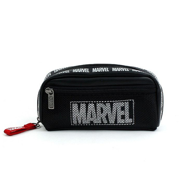 
                                                        마블 매쉬 주머니 필통, 블랙, 1개
                                                    