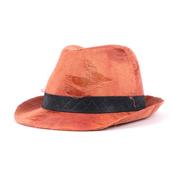 아이엠캡 YT 코튼 크랙 페도라