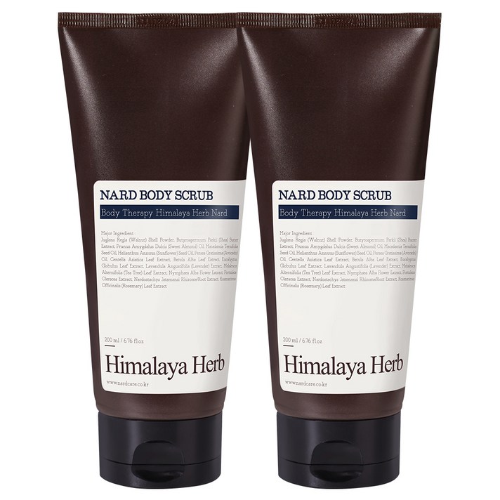 나드 바디스크럽 라벤더머스크, 200ml, 2개