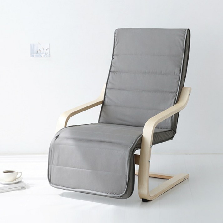 마켓비 BENWOOD 레그레스트 안락의자 YC02A 내추럴, 라이트그레이