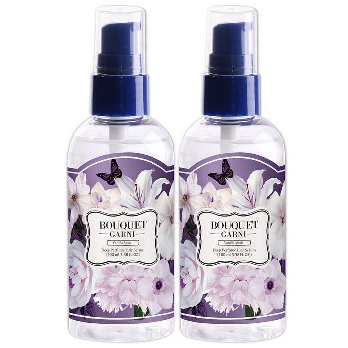 부케가르니 딥퍼퓸 헤어세럼 바닐라 머스크, 100ml, 2개