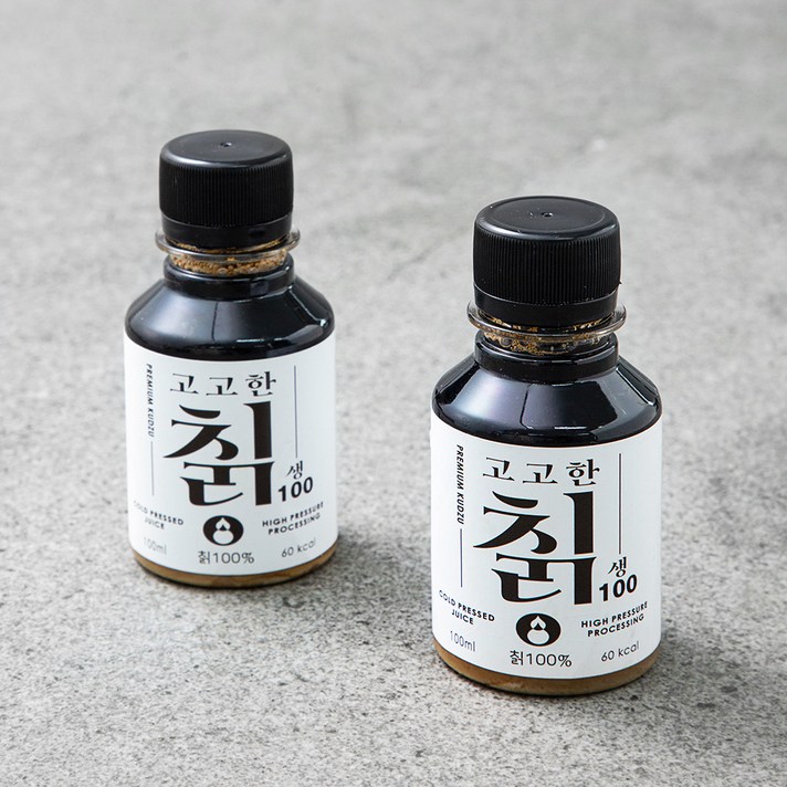 고고한 칡 생100 주스, 100ml, 2개
