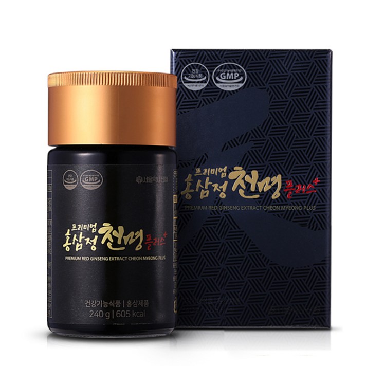 서울약사신협 진세노사이드 54mg 프리미엄 홍삼정 천명 플러스 + 쇼핑백, 240g, 1개