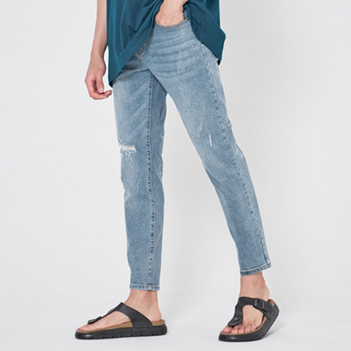 빅사이즈클럽 남성용 JIN 5022 구제 청바지