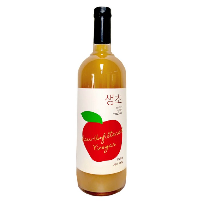 생생초 생초 사과, 1000ml, 1개