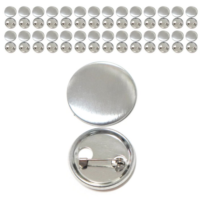 디자인드림 메탈 핀버튼 뱃지 만들기 재료 25mm, 100세트