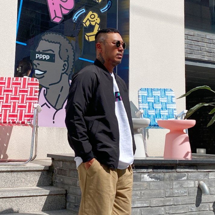 파이브라지 빅사이즈 베이직 나그랑 오버핏 방수 항공점퍼