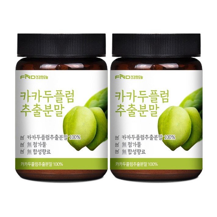 FND 건강한오늘 카카두플럼 추출분말, 100g, 2개