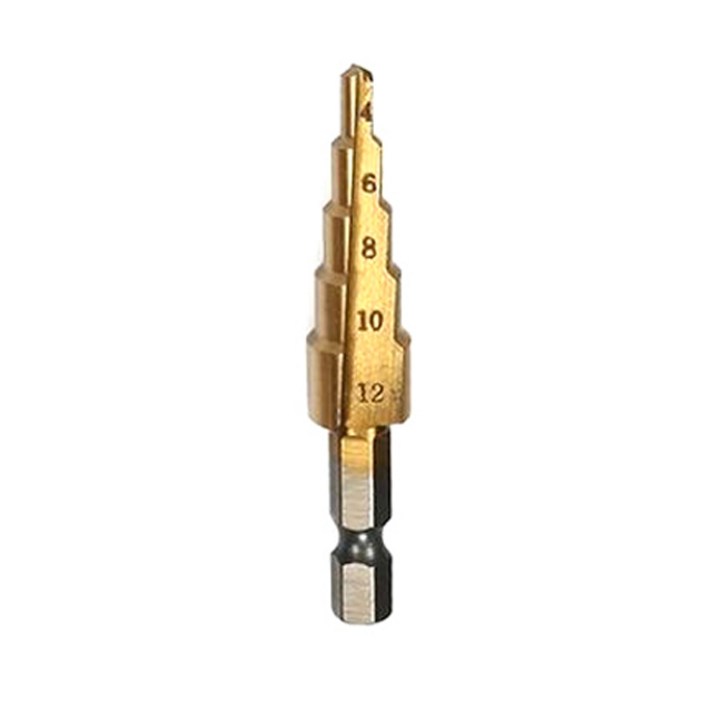제이원 5스텝 스텝드릴 멀티홀쏘 4~12mm, 1개