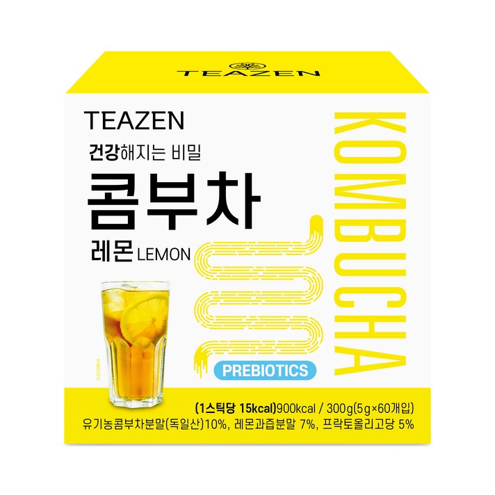 티젠 콤부차 레몬, 5g, 60개