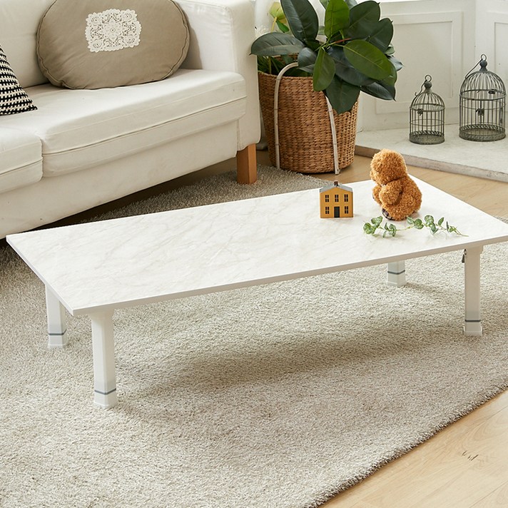 BHOME LPM 1200×600마블 다용도테이블, 혼합색상