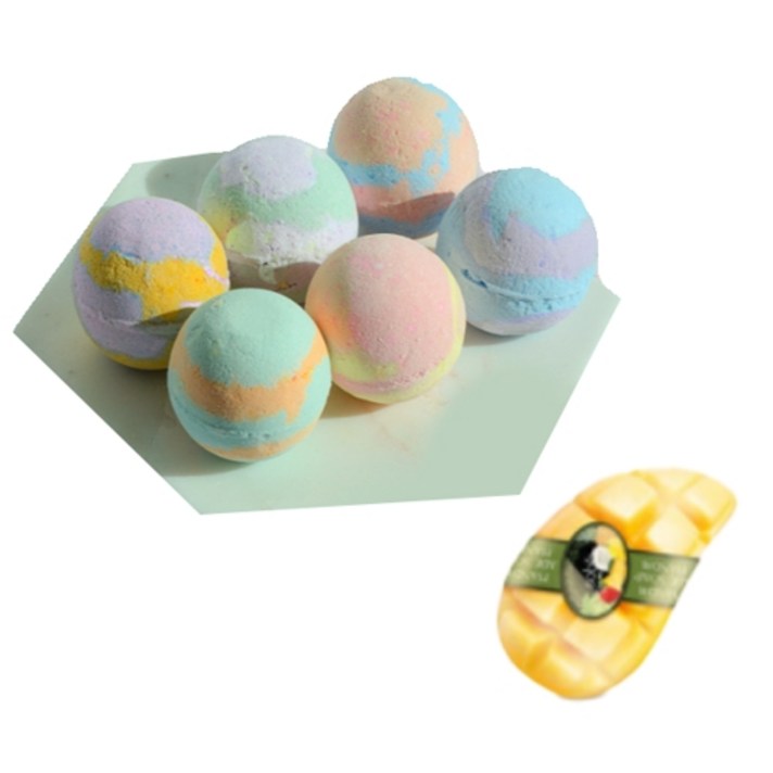 비즐리 버블 다이나마이트 거품 입욕제 150g x 6종 세트, 1세트