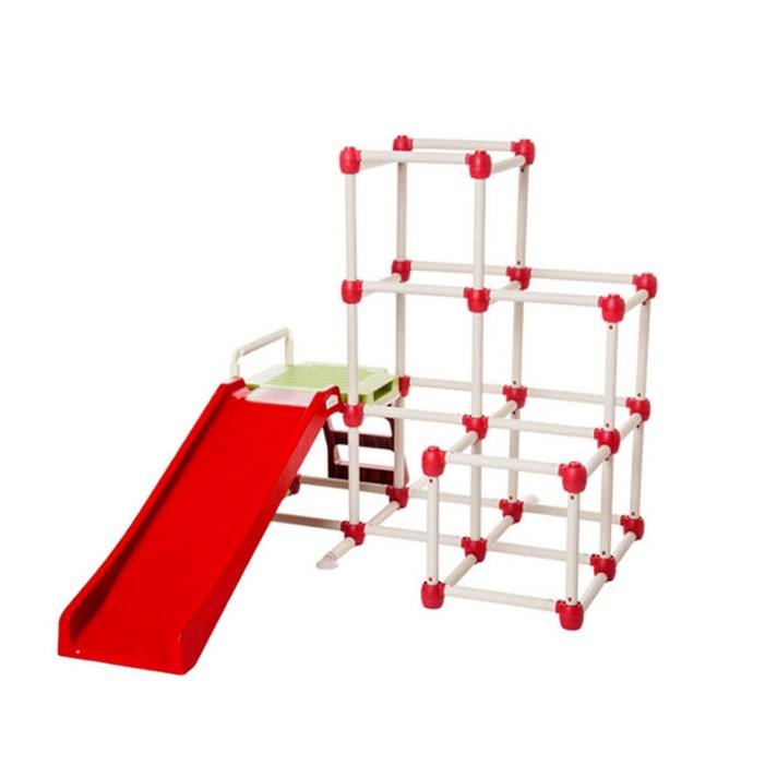 릴몽키 에버레스트 정글짐 미끄럼틀 접이식 유아 놀이터, 혼합색상