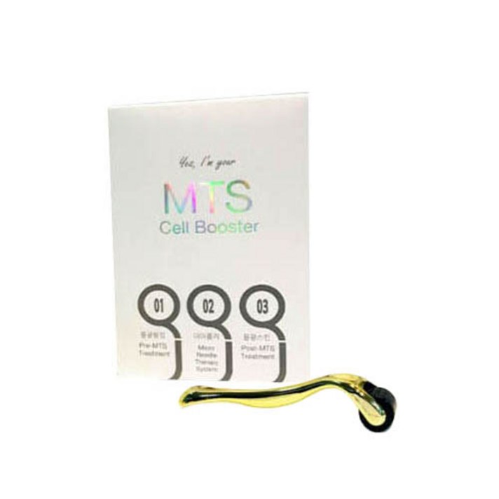 MTS 샤이니 셀 부스터 마스크팩 키트 + 프리미엄 MTS 롤러 골드 0.5mm, 1세트