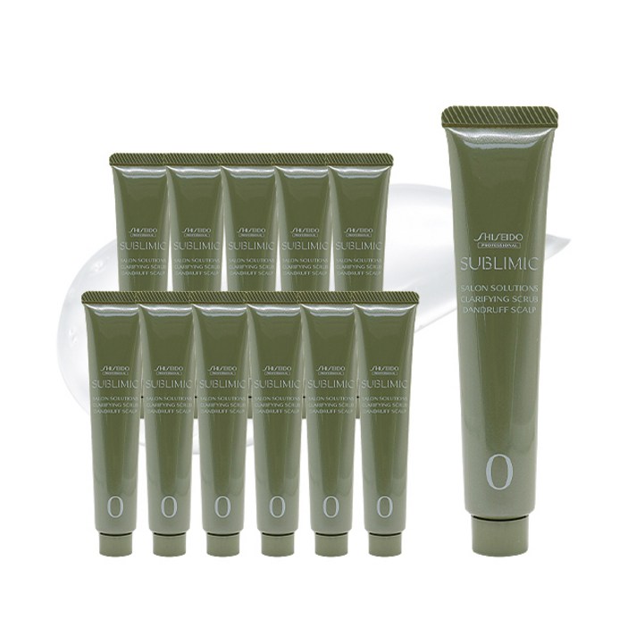 시세이도 살롱솔루션 클레리티 헤어스크럽 비듬용, 30g, 12개