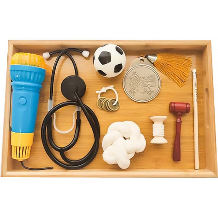 파티렐라 기본 돌잡이 9종 + 트레이 세트, 혼합색상