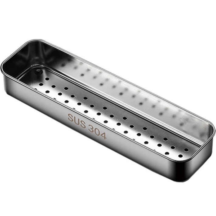 힐로 올 스테인리스 물빠짐 수저 정리함, 수저함