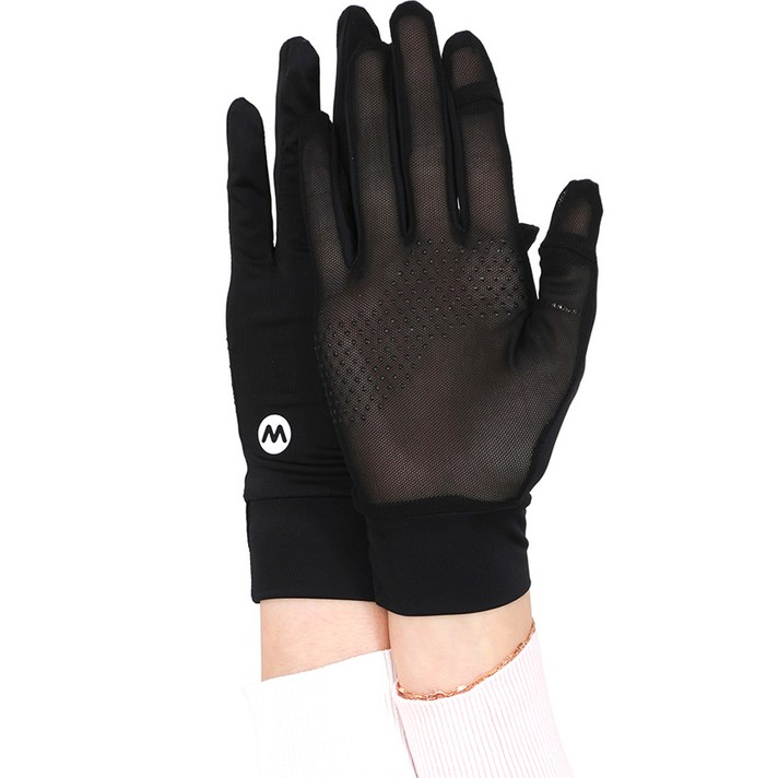 모리트 아이스 논슬립 메쉬 스포츠 장갑, 블랙