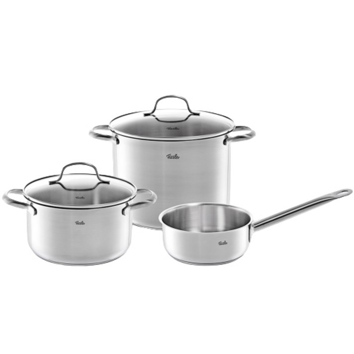  휘슬러 인덕션 샌프란시스코 소스팬 + 스튜팟 + 스튜팟 3종 세트, 실버, 소스팬(바디 16cm), 스튜팟(20cm, 24cm) 