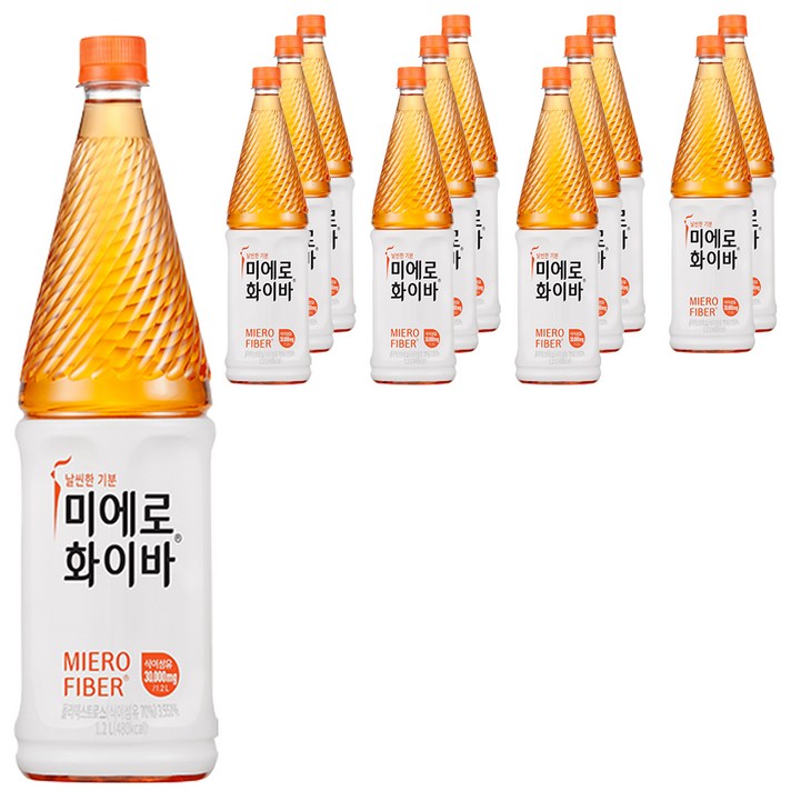 미에로화이바 식이섬유 음료, 1.2L, 12개