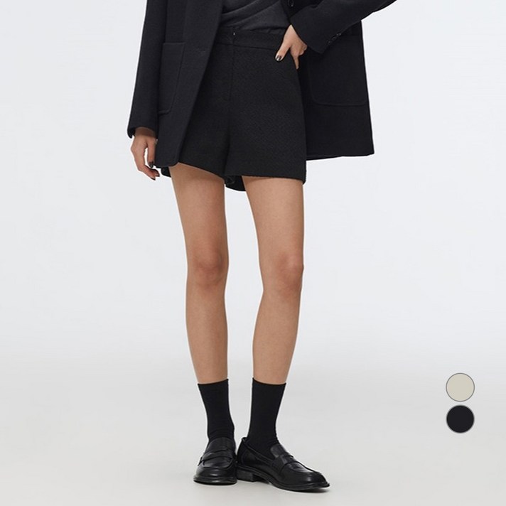 스파오 여성용 트위드 반바지 팬츠 SPTHF23W03