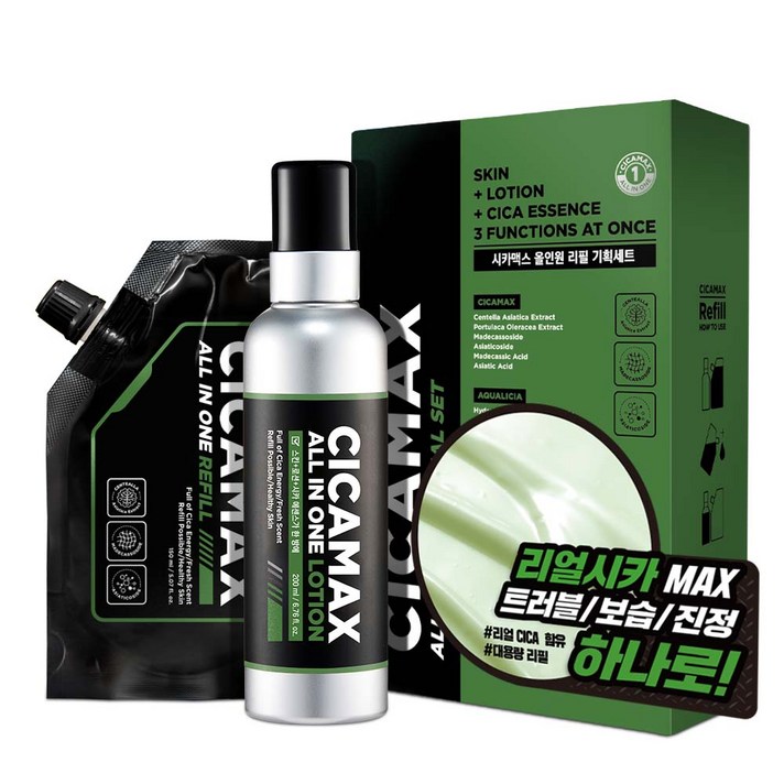 미프 시카맥스 올인원 본품 200ml + 리필 150ml, 1세트