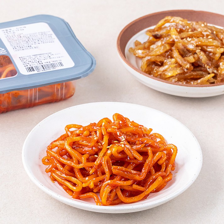 맛다린 진미채 120g + 쥐포채간장조림 150g 밑반찬 2종 세트, 1세트