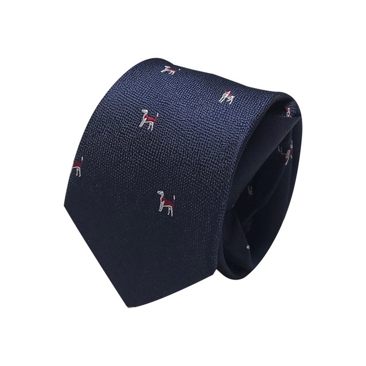 엠스코프 강아지 캐릭터 자동 지퍼 넥타이