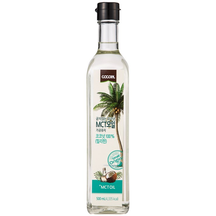 코엘 굳지않는 코코넛 MCT오일 가공유지, 500ml, 1개