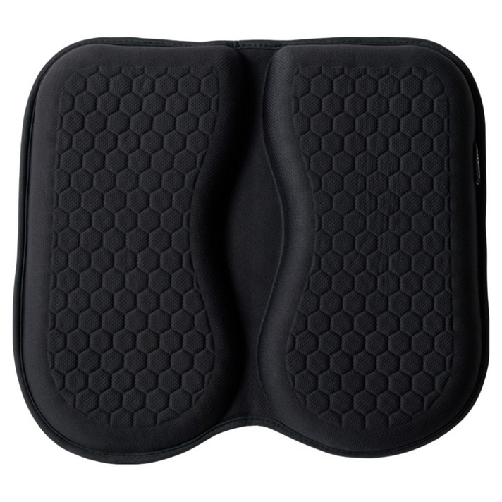 듀오백 듀얼젤 집중 쿨링 쿠션 기능성방석, 블랙