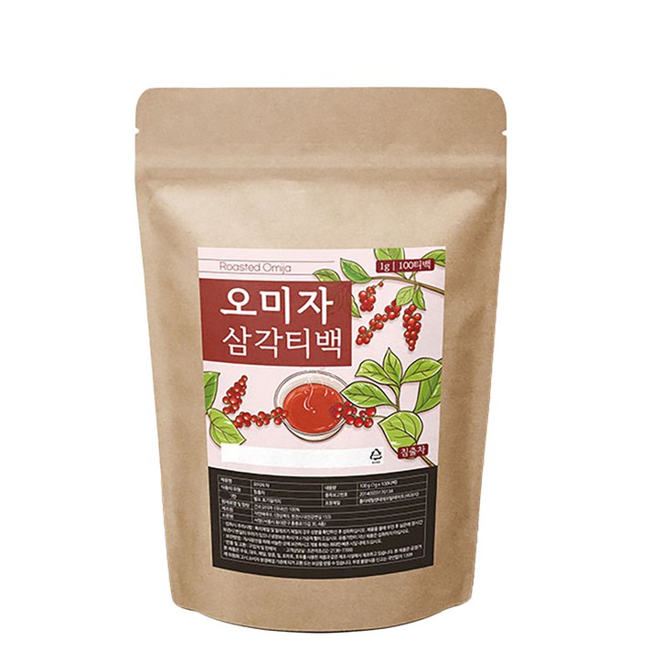 조은약초 오미자차 삼각티백, 1g, 100개입, 1개 