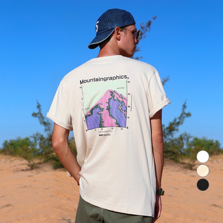 
                                                        플루크 남녀공용 마운틴 앨티머터 반팔 티셔츠 FST147
                                                    