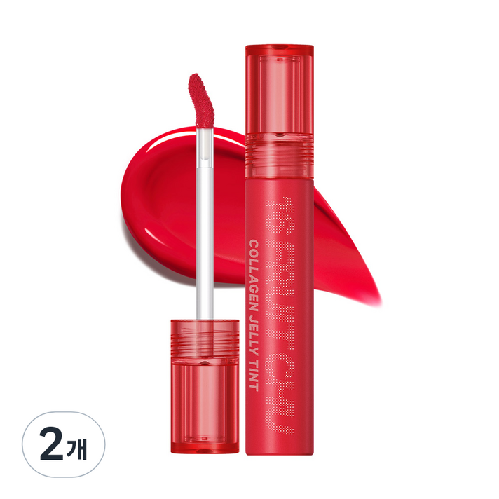 16브랜드 후르츄 콜라겐 젤리 틴트 3.6g, 01 베리레드, 2개