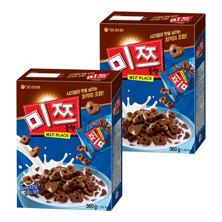 미쯔 시리얼팩, 2개, 360g