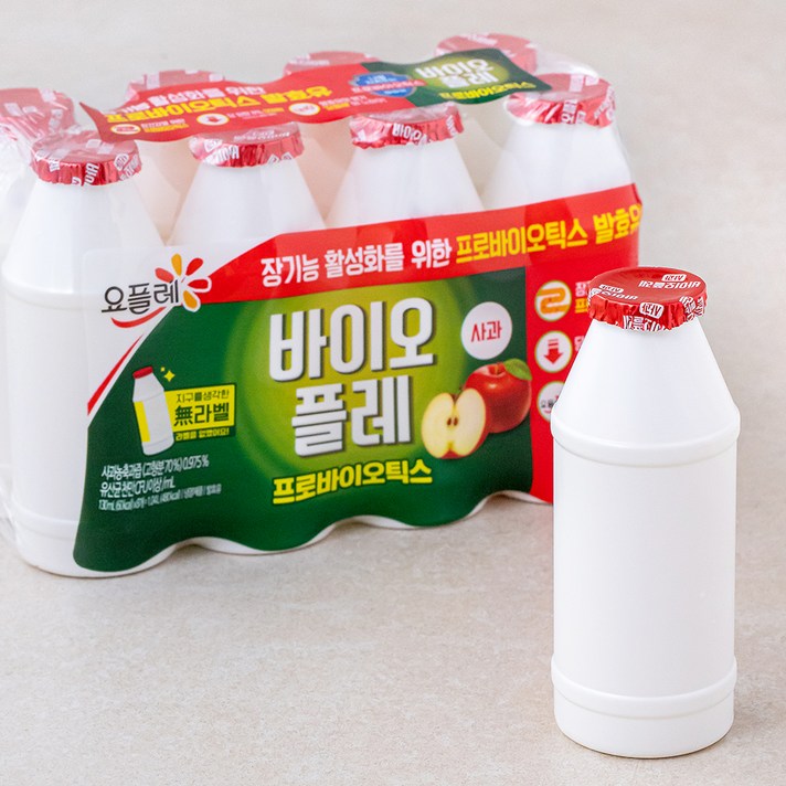 요플레 바이오플레 사과, 130ml, 8개입