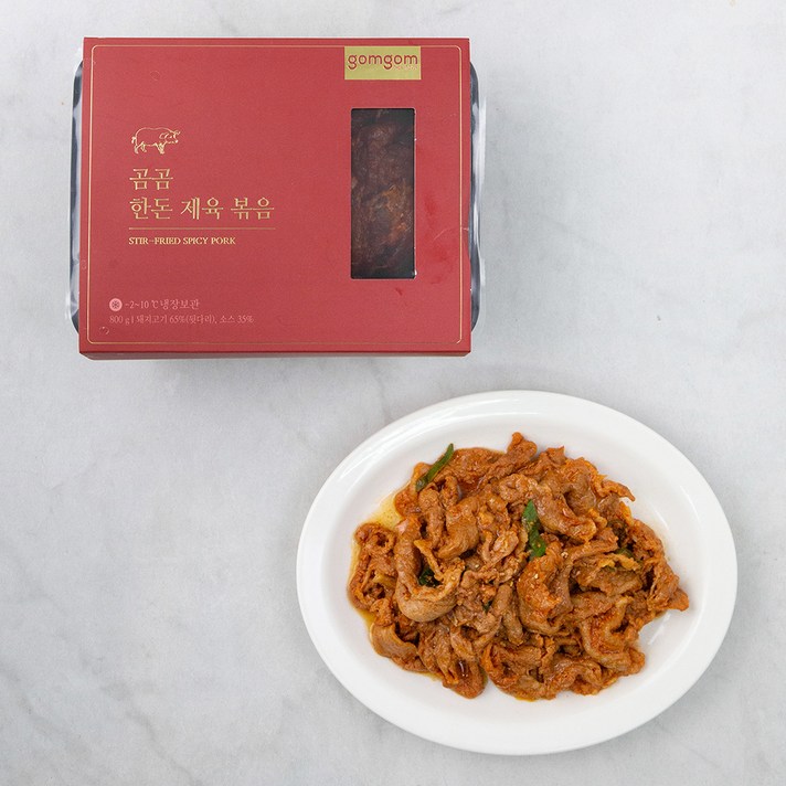 
                                                        곰곰 한돈 제육 볶음, 800g, 1개
                                                    