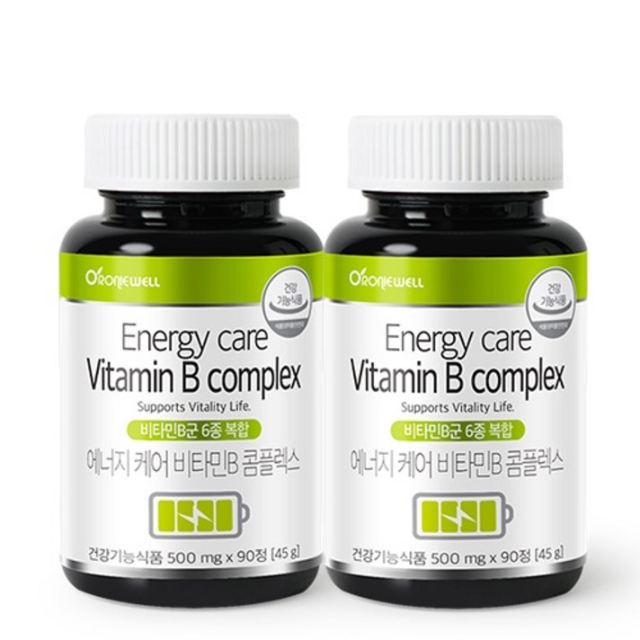 로니웰 에너지케어 비타민B 콤플렉스, 90정, 2개