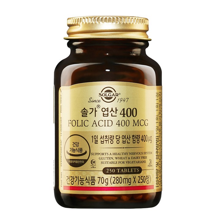 솔가 엽산 400, 250정, 1개