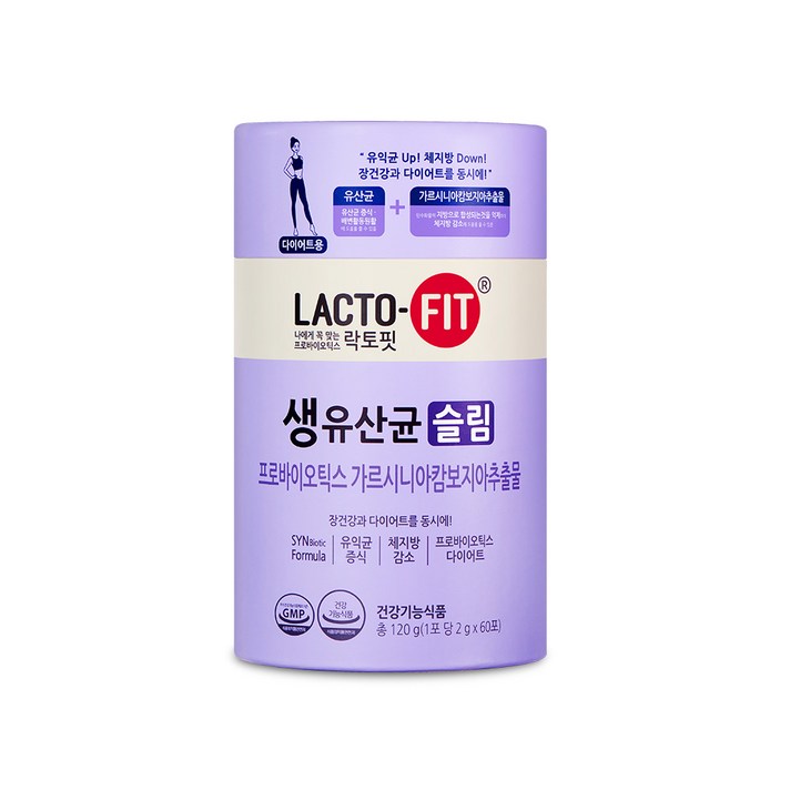 종근당건강 락토핏 생유산균 슬림, 2g, 60개