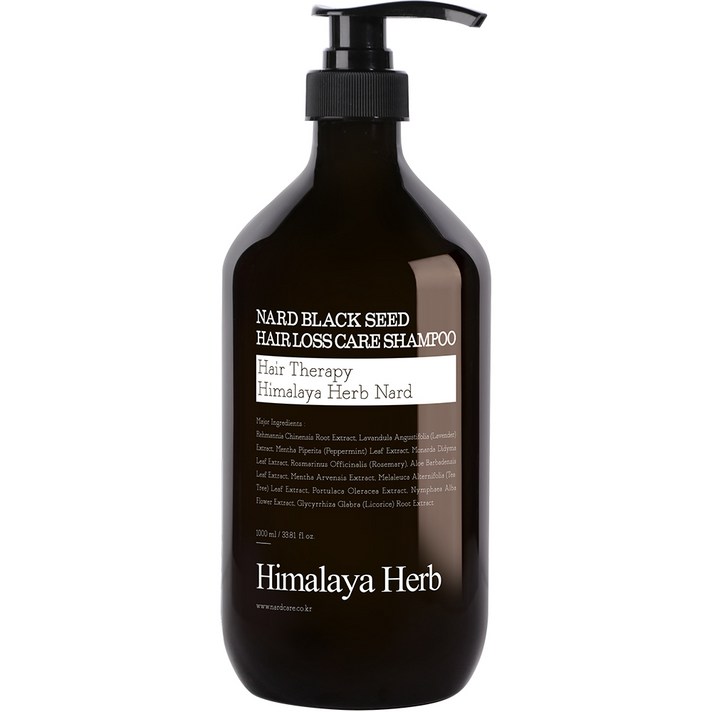 부케가르니 나드 블랙시드 탈모 샴푸, 1개, 1000ml