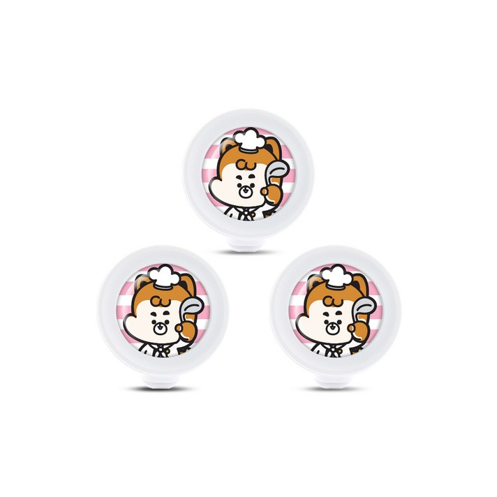 래핑찰리 이지 세이프 강아지 해충예방 클립 쉐프 찰리, 3.5ml, 3개