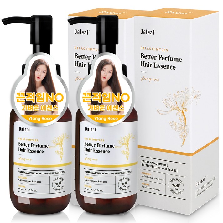 달리프 갈락토미세스 베러 퍼퓸 헤어 에센스 일랑로즈향, 90ml, 2개