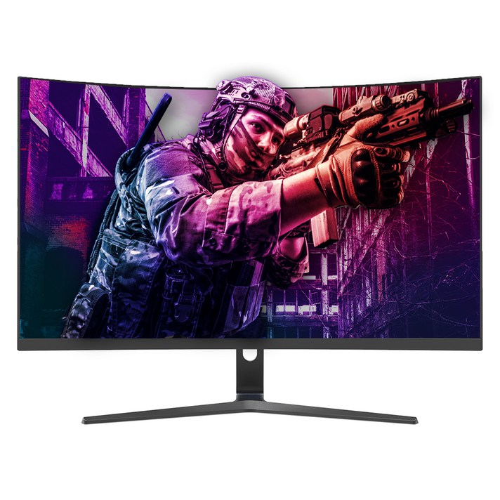 빅트랙 68.58cm FHD 리얼 75Hz 커브드 게이밍 모니터 블랙, 27CM7501(무결점)