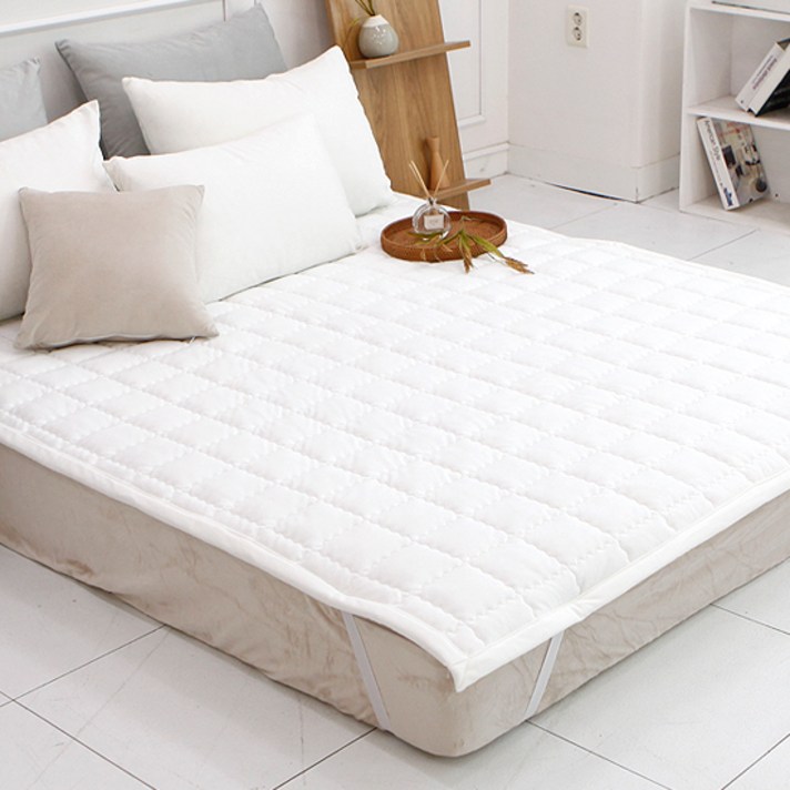 보몽드 뉴쏘울 극세사 누빔패드, 화이트