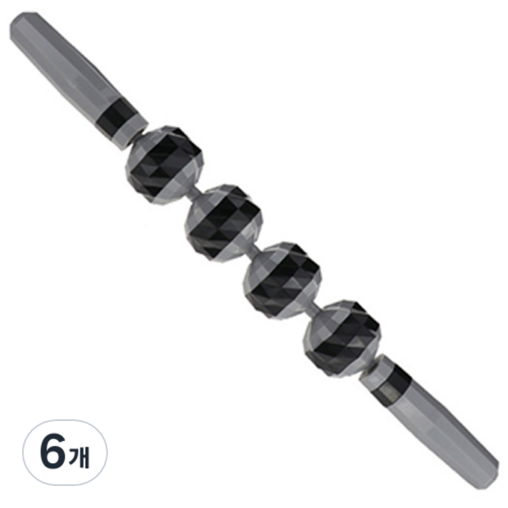 파라디 다이아몬드 마사지 스틱 M6, 블랙, 6개