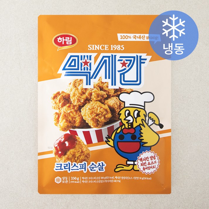 맥시칸 크리스피 순살 냉동, 350g, 1개
