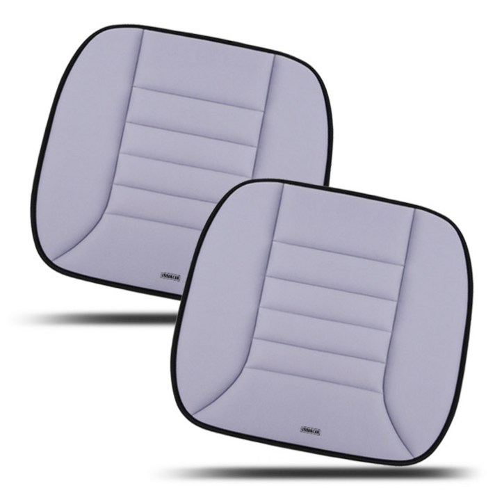 어반카 차량용 메모리폼 메쉬 쿠션방석, 그레이, 2개