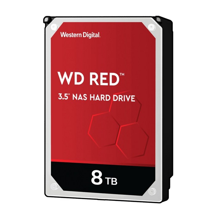 WD RED 3.5 HDD, WD80EFAX, 8TB